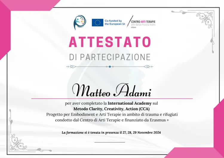 International Academy Attestato